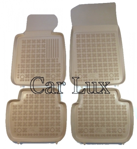 Alfombrillas de goma BMW serie 3 E91 tipo cubeta beige